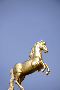 Altın Ross heykel Mainz