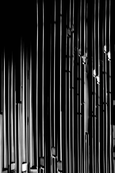 Shiny Organ Pipes — Stock Photo, Image