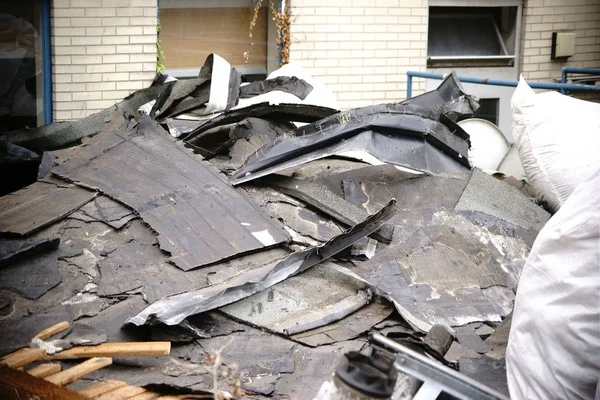 Demolished roof-top — Stock Photo, Image
