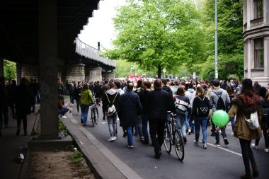 1 Mayıs gösteri Berlin Kreuzberg
