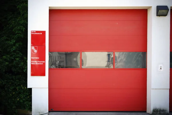Voluntary fire brigade Mainz — Stock Photo, Image