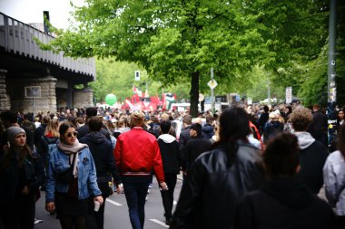 1 Mayıs gösteri Berlin Kreuzberg