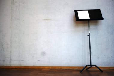 Müzik standı duvar