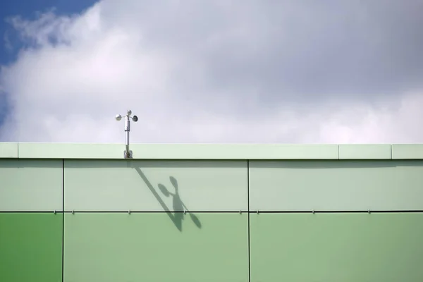 Anemometer throws Shadow — Stock Photo, Image