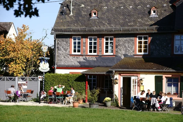 Cafe Castle Wehen — Stock Photo, Image