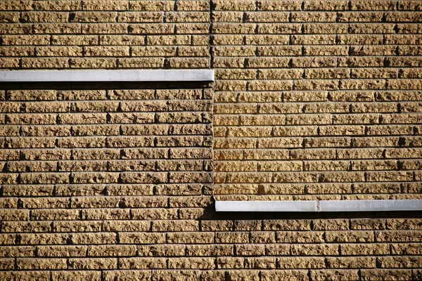 Грубий клінкерний камінь фасад — стокове фото