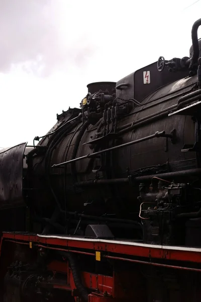 Steam locomotive side view — Stock Photo, Image