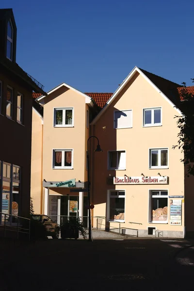 Bussolengo Square Nieder Olm Geschäfte Mit Bäckereien Und Restaurants Bussolengo — Stockfoto