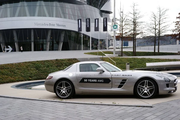 Mercedes Amg Voiture Sport Musée Mercedes Benz Une Voiture Sport — Photo