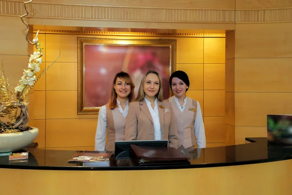 Три Жінки Адміністратора Офісі — стокове фото