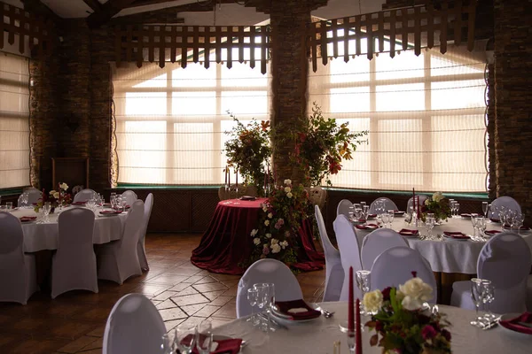 Habitación Decorada Para Una Fiesta Bodas — Foto de Stock