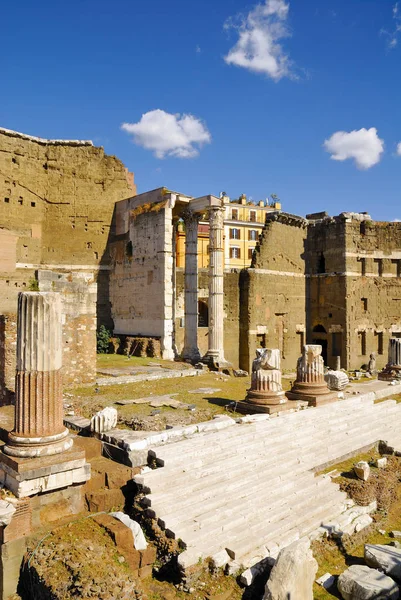 Roman Forum, Roma'nın tarihi merkezi, İtalya.
