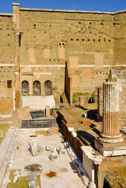 Roman Forum, Roma'nın tarihi merkezi, İtalya.
