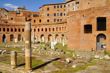 Roman Forum, Roma'nın tarihi merkezi, İtalya.