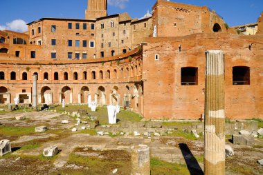 Roman Forum, Roma'nın tarihi merkezi, İtalya.