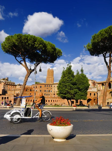 Roman Forum Rome September Roman Forum Rome Historic Center Crowded — Stock Photo, Image