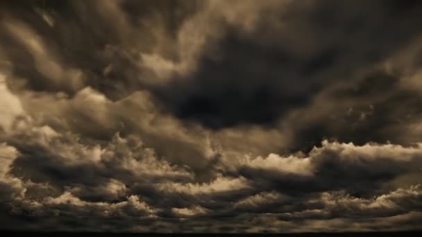 Epische Looped Dark Cloud — Stockvideo