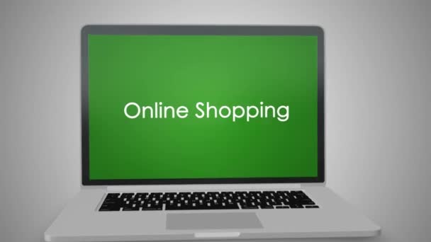 Çevrimiçi Alışveriş Tam — Stok video