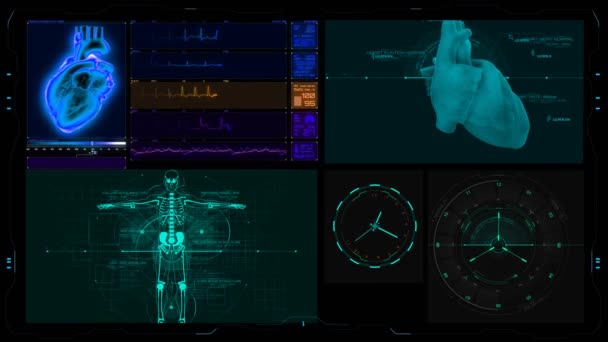 Futuristic Medical Hui — стокове відео