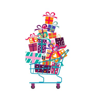 Büyük renkli bir hediye.