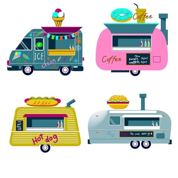 Food Truck Vector Icon Vector Graphics