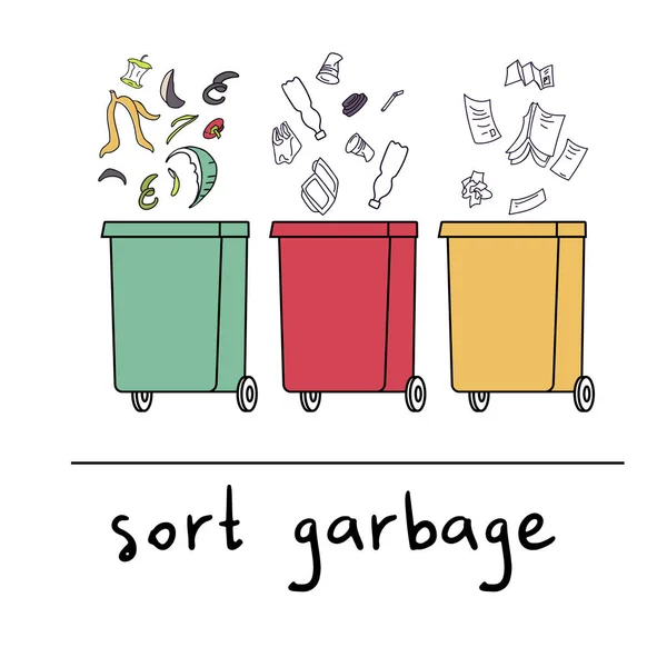 Como reduzir o desperdício de plástico em casa escolhendo itens reutilizáveis em vez de produtos descartáveis, comparação de objetos, zero desperdício e conceito de sustentabilidade — Vetor de Stock