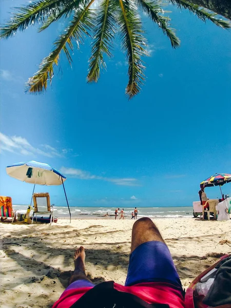 Descansando Playa — Foto de Stock