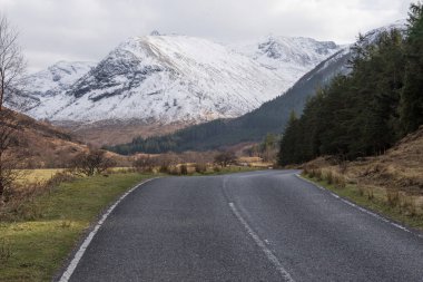 Highland yol İskoçya'da