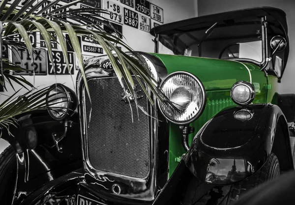 Old timer in garage — Stock Photo, Image