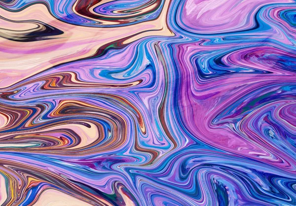 Arte Fluida Textura Colorida Abstrata — Fotografia de Stock