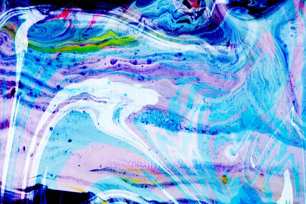 彩色纹理流体艺术 — 图库照片
