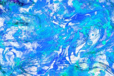 Soyut renkli doku sıvısı sanatı