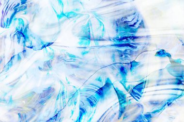 Soyut renkli doku sıvısı sanatı