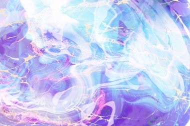 Soyut renkli doku sıvısı sanatı