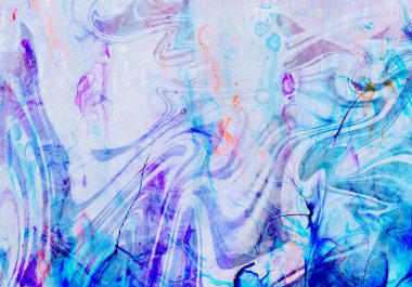 Soyut renkli doku sıvısı sanatı