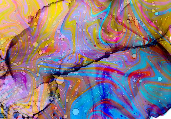 Abstract Colorful Texture Fluid Art — Stock Photo, Image