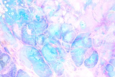 Soyut renkli doku sıvısı sanatı