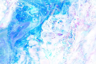 Soyut renkli doku sıvısı sanatı