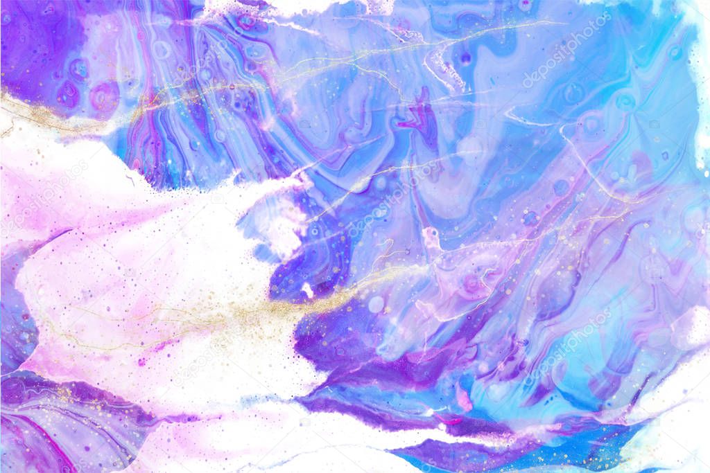 Abstract colorful texture fluid art