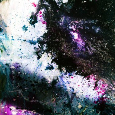 Soyut renkli doku sıvısı sanatı