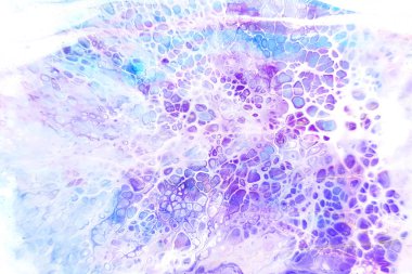 Soyut renkli doku sıvısı sanatı