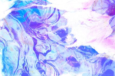 Soyut renkli doku sıvısı sanatı