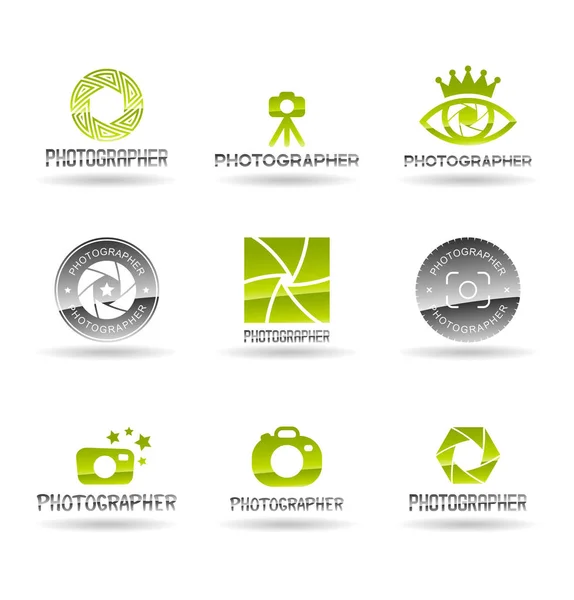 Fotograf Design Fotografia Fotografia Kamera Ikona Logo Symbolu Membrany Ilustracje Stockowe bez tantiem