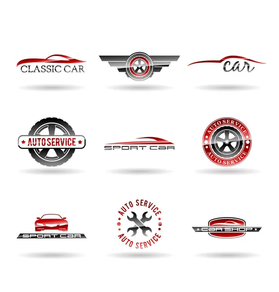 車サービスのロゴのテンプレート — ストックベクタ