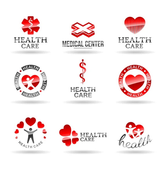 Medycyna Farmacja Opieka Zdrowotna Koncepcje Logo Wektory Stockowe bez tantiem