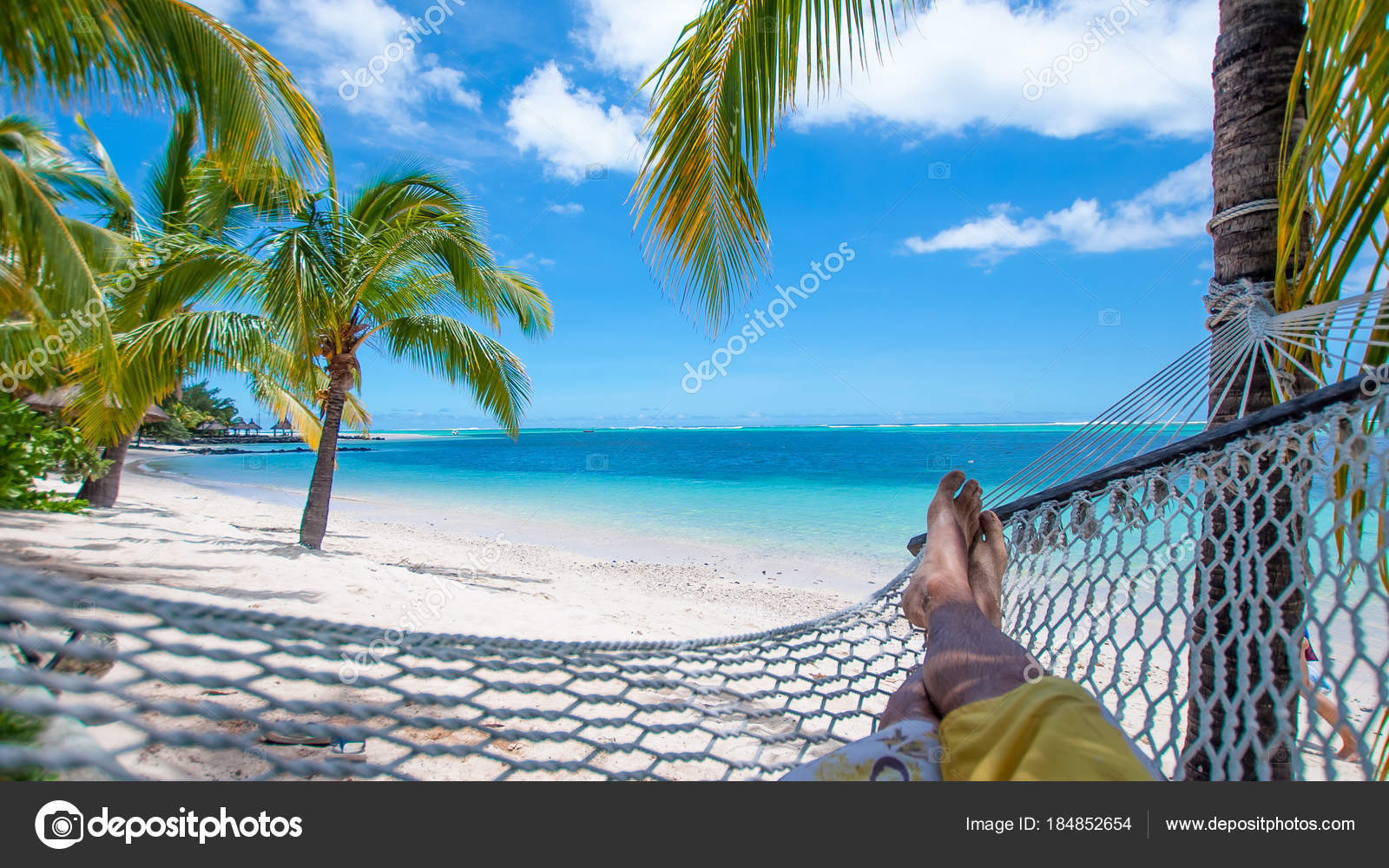 Hamac Ile Maurice Morne Plage Janvier 2018 Photographie