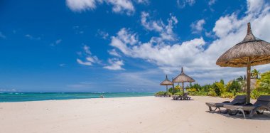 Beach, Mauritius, Le Morne, Ocak 2018 