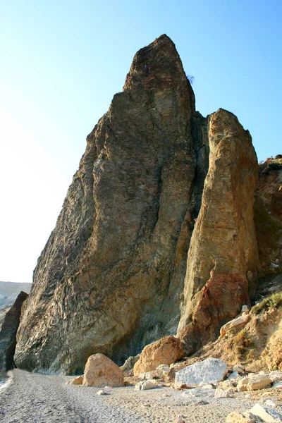 Blue Sky Rocks Sea — Stock Photo, Image