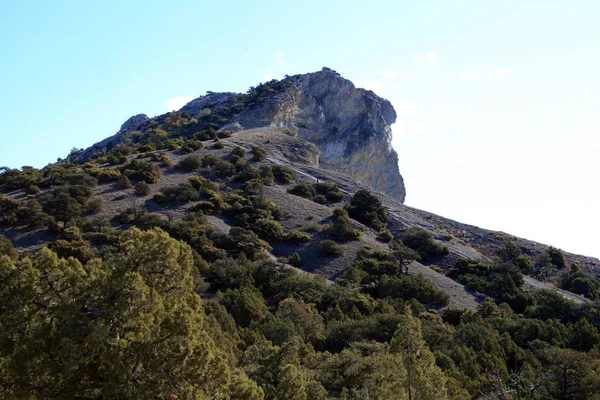 Bergen Mot Himlen — Stockfoto