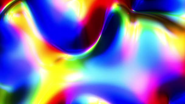 Glassoup 1080P Very Colorful Liquid Video Background Loop Красочный Жидкоподобный — стоковое видео